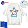 NASA美式潮牌短袖T恤男女情侣装夏装宽松纯棉圆领半袖星星上衣服