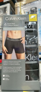2盒减10元 加拿大直邮 Calvin Klein男士平角内裤CK内裤4条装