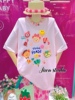 韩国吉娃家200斤大码女半袖T恤中长款大版纯欲风可爱清新洋气女