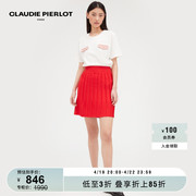 CLAUDIE PIERLOT Outlet春季女装A字花边针织半身短裙CFPJU00485