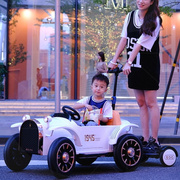 儿童电动车四轮宝宝玩具汽车可坐站大人亲子遥控小孩电瓶老爷童车