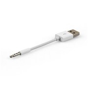 适用于苹果IPOD MP3夹子机数据充电线 shuffle数据线 3.5公对USB