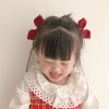 韩国儿童女童宝宝立体可爱蝴蝶结发夹顶夹刘海夹发饰头饰边夹