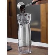 ninelon电动磨豆机咖啡豆，研磨器咖啡磨粉机，家用研磨机咖啡机套装