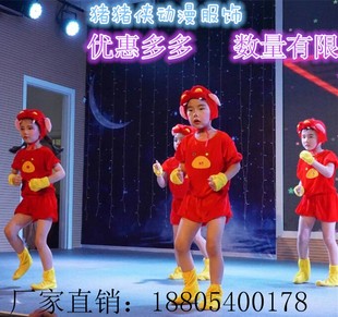 六一儿童猪猪侠衣服gg爆卡通表演服套装cos服男女搞怪动物演出服