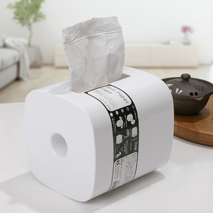 日本进口卷纸筒客厅厨房创意纸巾盒，手纸盒车载卫生纸盒纸巾卷纸架