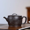 宜兴紫砂壶名家纯手工正宗软化水质，石黄料汉瓦刻绘茶壶茶具套装