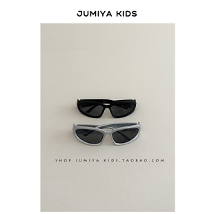 潮酷儿童飞行墨镜防紫外线，宝宝太阳镜男童个性凹造型夏季遮阳眼镜