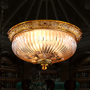 澳米客厅卧室全铜吸顶灯，欧式吸顶灯美式过道吸顶灯铜灯
