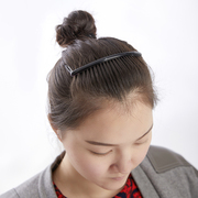 韩国成人发饰儿童发梳插梳刘海梳女士镶钻顶夹防滑耐摔发卡头饰品