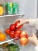 透明冰箱收纳盒厨房水果蔬菜透明加厚储物整理冷冻盒子家用保鲜盒