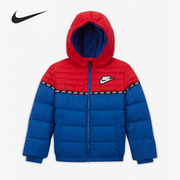 Nike/耐克2020冬季幼童拼色舒适连帽外套羽绒服DB7003