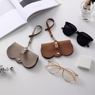眼镜收纳包便携式女墨镜盒太阳眼镜夹保护套随身时尚近视眼镜盒