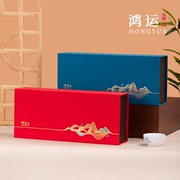 高档茶叶盒空礼盒红茶铁观音大红袍半斤装通用条盒摆泡包装盒定制