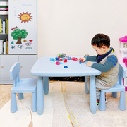幼儿园培训机构儿童桌椅小孩宝宝学习桌椅套装玩具塑料小学生桌椅