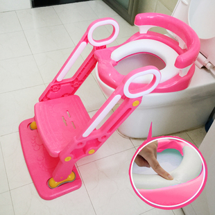 儿童马桶圈楼梯式厕所男小孩女宝宝坐便器折叠架辅助垫小孩便尿盆