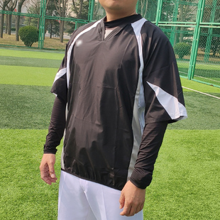 日本大牌BF防风防雨短袖棒球服外套风雨训练服热身衣风衬