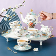 欧式茶具高档骨瓷咖啡具套装轻茶道家用，碟精致英式下午茶茶具茶杯