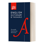 柯林斯袖珍英语字典与同义词词典 英文原版 Collins Gem English Dictionary and Thesaurus 6th edition 英文版 进口英语书籍