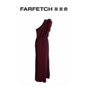 badgleymischka女士mesmerizing单肩礼服farfetch发发奇