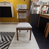 8北欧宜家伊克多兰 椅子  白色  欧斯塔 淡灰色简约时尚客厅餐椅