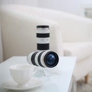 单反镜头/数码相机模型/佳能EF 70-200mm f/4L USM镜头模型小小白