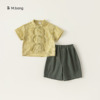 男童汉服套装夏季小孩中国风唐装宝宝短袖中裤两件套中式衣服