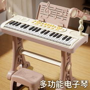 儿童电子琴初学者小钢琴家用可弹奏女孩玩具1一3岁宝宝2女童6礼物