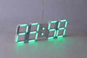 3D立体数字时钟挂钟万年历挂钟 插电使用
