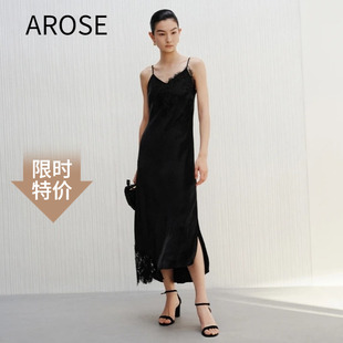 艾诺丝范范2025春季新款蕾丝吊带裙时尚连衣裙女229088