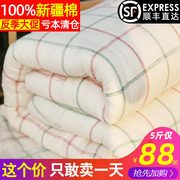 新疆手工棉被芯纯棉花被子冬被棉絮单人，垫被褥子铺床双人加厚保暖