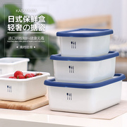 日式搪瓷饭盒轻奢珐琅保鲜盒创意可微波炉燃气加热复古食物收纳盒