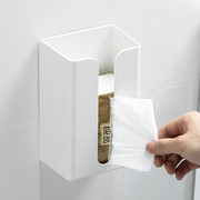 日本纸巾盒壁挂式抽纸盒放洗脸巾宿舍挂壁墙上收纳粘贴挂墙壁悬挂