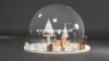 亚克力圣诞节婚庆道具 水晶高清透明超大波波球 款式可定制