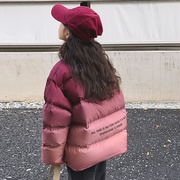 童装女童冬装外套儿童，2023冬季女大童洋气短款白鸭绒羽绒服潮