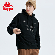 Kappa卡帕套头帽衫2024年男运动卫衣休闲长袖外套K0C52MT60