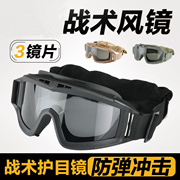 户外沙漠战术风镜套装眼镜，护目镜军迷防风，防尘防摔装备挡风镜