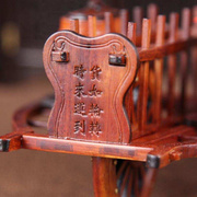 红木雕刻工艺品摆件实木装饰品，独轮车缅甸花梨木，创意礼物微缩模型