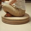 日式蒲团坐垫家用圆形简约榻榻米飘窗地板打坐垫禅修垫拜垫跪垫子