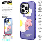 香港 CASETiFY PINK FLOWER粉色兔子适用iphone15/14/13/12/11Pro/Max手机壳