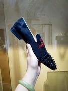 欧美AGZ Cl男鞋铆钉低帮红底单鞋电脑绣皮鞋时尚潮流绅士鞋运动鞋