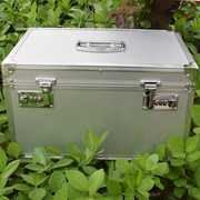 铝合金收纳箱盒家用多功能工具箱，大号密码箱手提储物箱，钱箱子(钱箱子)带锁