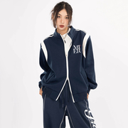美式炸街卫衣运动服套装女春秋季学生韩版宽松跑步时尚休闲两件套