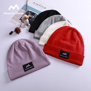 mountainmoods滑雪帽针织，毛线帽冷帽护耳，保暖运动帽登山骑行徒步