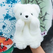 默奇海洋馆北极熊玩偶鲸鱼海豹，手偶迷你熊猫，娃娃毛绒玩具儿童礼物