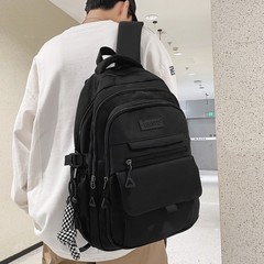 书包男初中生中学生韩版百搭双肩包女生大容量加厚背包旅行电脑包