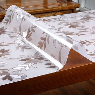 桌布防水防油防烫免洗隔热餐桌垫茶几，垫pvc塑料软玻璃水晶板花色