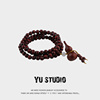 yustudio新中式小叶紫檀葫芦，多圈手串佛珠，男女款手链木质文玩念珠