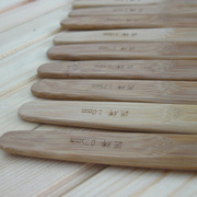 仿可乐碳化竹柄钩针，单头铝钩针10支蕾丝，钩针编织工具小额混