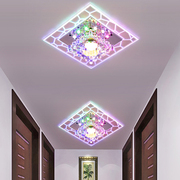 家装水晶吸顶灯过道灯走廊灯，简约现代通道玄关灯入户灯2023